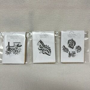 U-Fidget Tribiks 3-Piece Wooden Gear Puzzlez Tractor Cat Heart Great Gift!